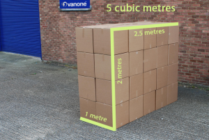 How to convert 5 cubic metres into feet. Watch the video showing how.