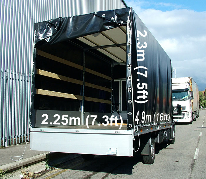 Vehicle VanOne Dimensions and Loading space for European Removals