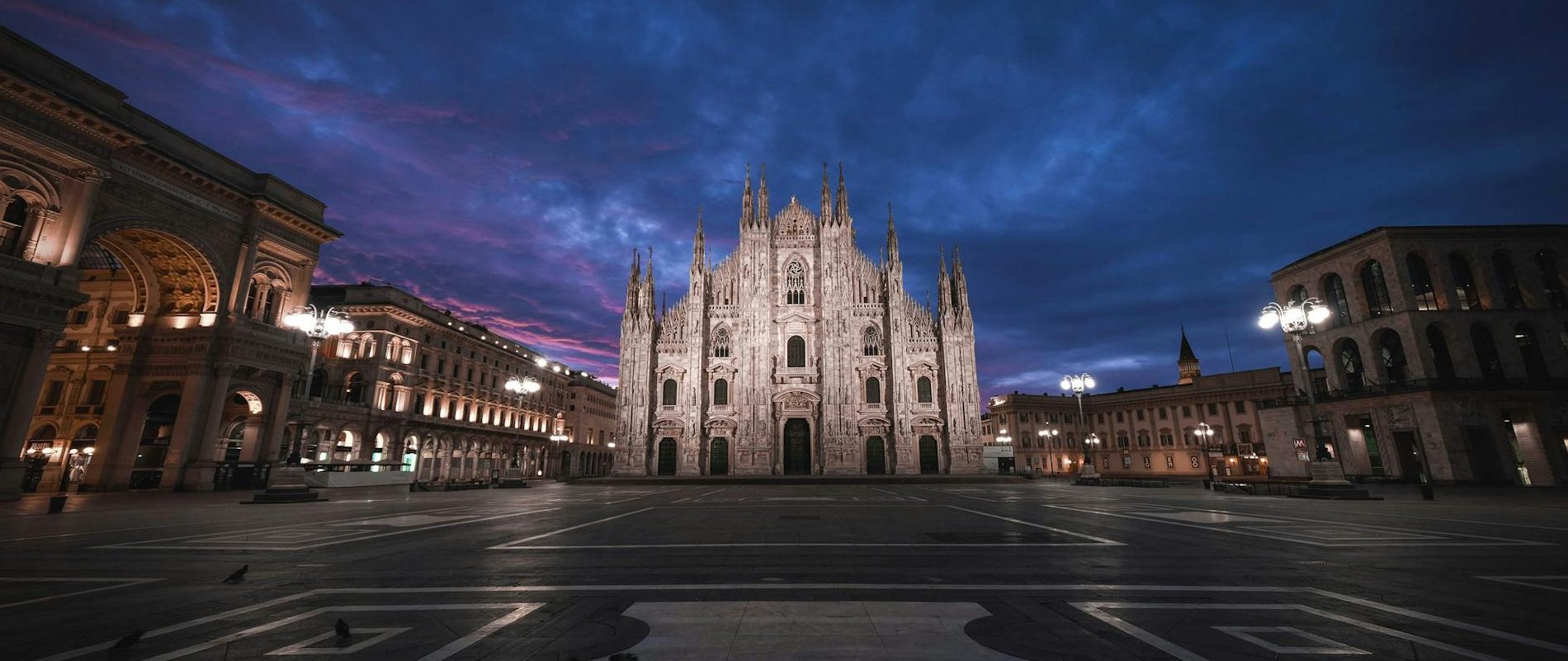 Milan at night - From London to Milan