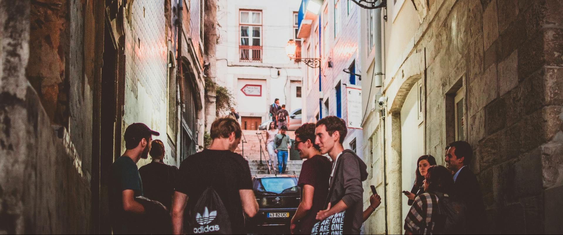 Moving to Portugal - Lisboa, Lisboa, Portugal Group of Men on Alley
