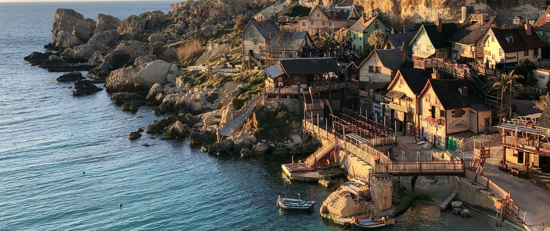 Mellieħa, Malta - Buildings Beside Seashore