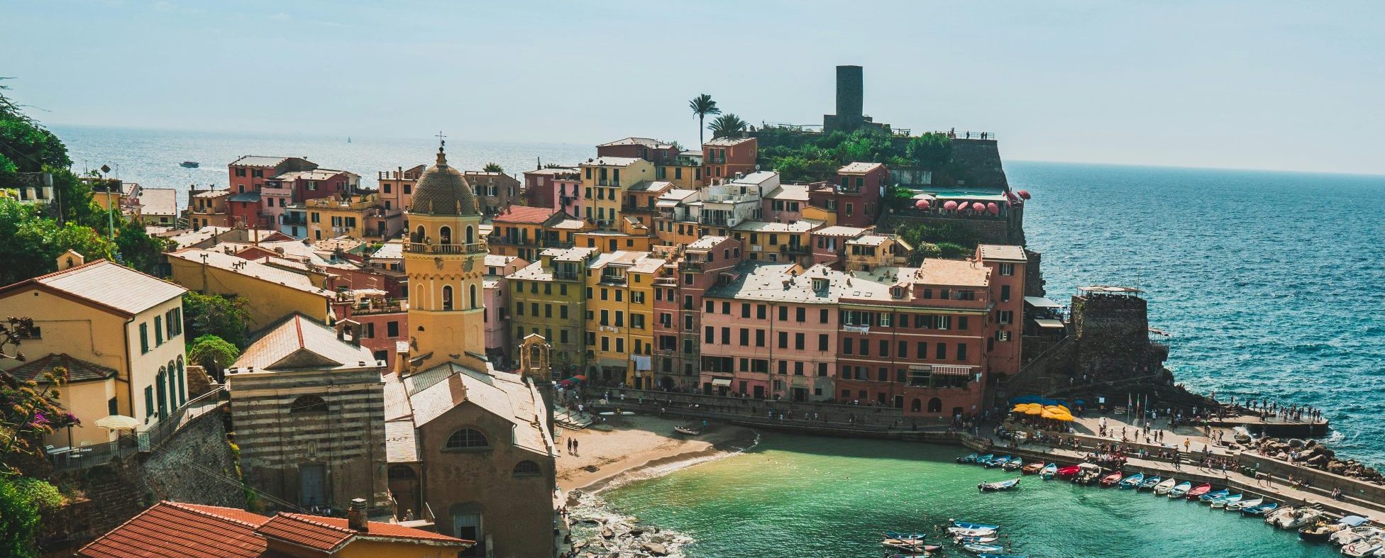 houses in italy, body of water, italian houses, the sea, boats - Tuscany, Italy